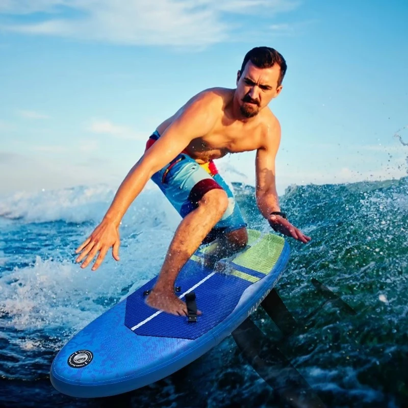 110L 140L Inflatable Wing Foil Paddle Board, Multifunctional Wind Wave Surfboard for Wing Foiling & Water Sports