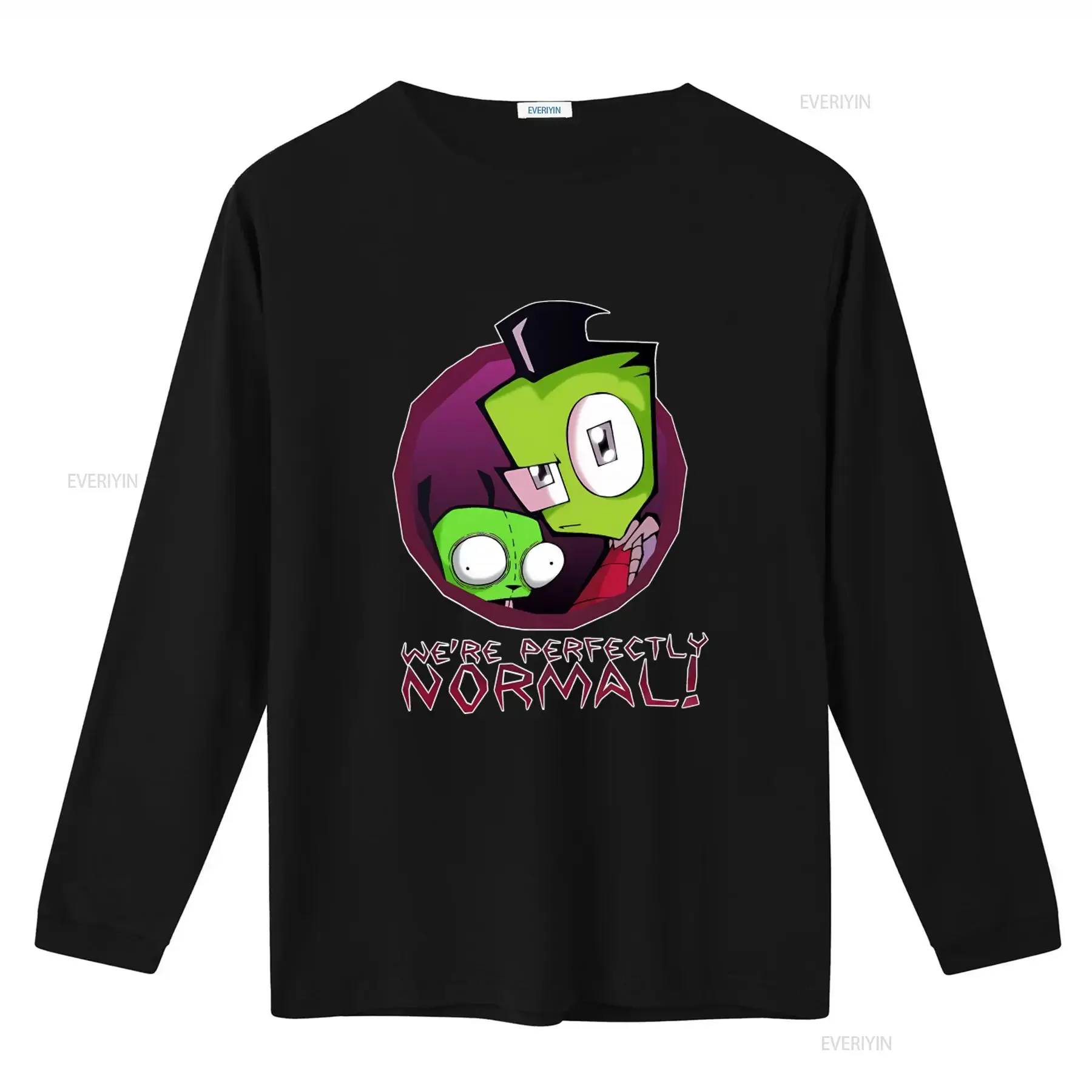 Vintage Invader Zim T Shirt Small Size with Perfectly Normal Cartoon Alien Print Unique for Fans vintage Washed Slightly