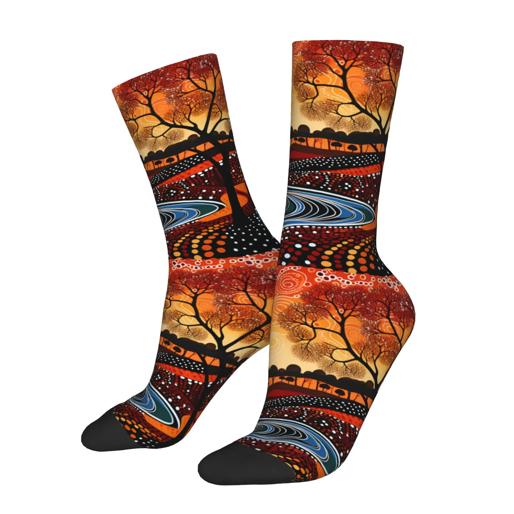 

Australian Indigenous Animal Art Sock Printed Man Polyester