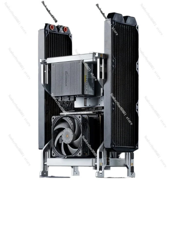 For DENG A4X all aluminum itx custom mini water-cooled A4280 chassis air-cooled desktop open