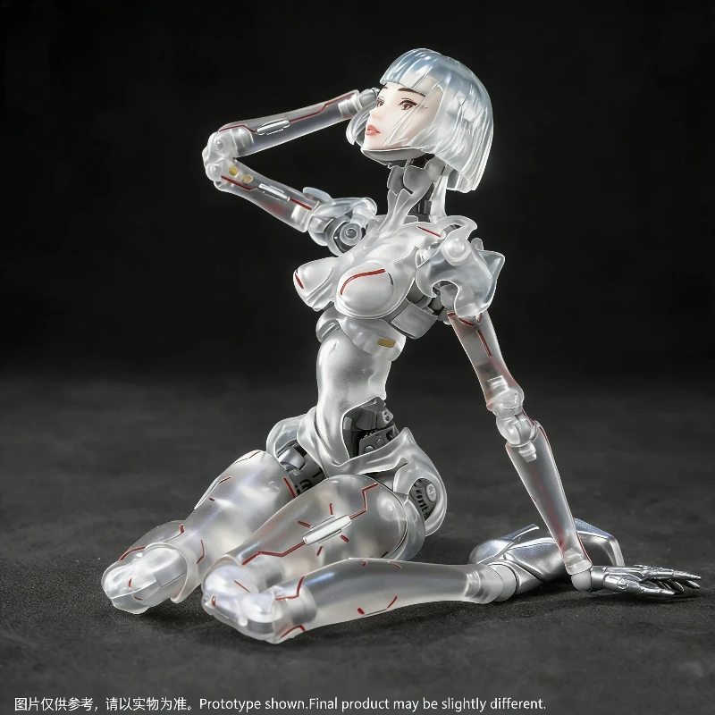 Figura de Ação Android de Ficção Científica 1/12, Agente AI Femella C1, Modelo com Articulações Móveis, Brinquedo Colecionável GK, Ornamento de Mesa, Presente de Anime