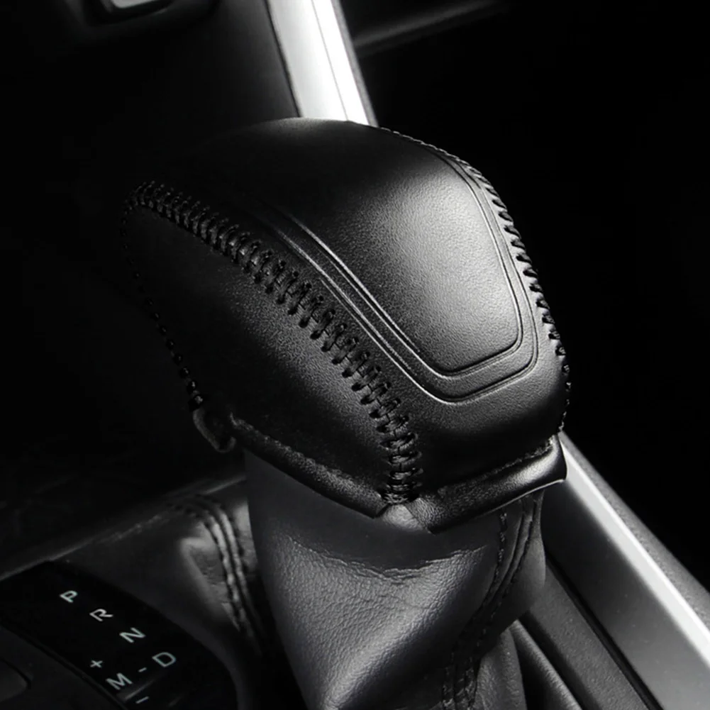 シフトノブ付きハンドル,車用シフトレバーカバー,保護アクセサリー,PU