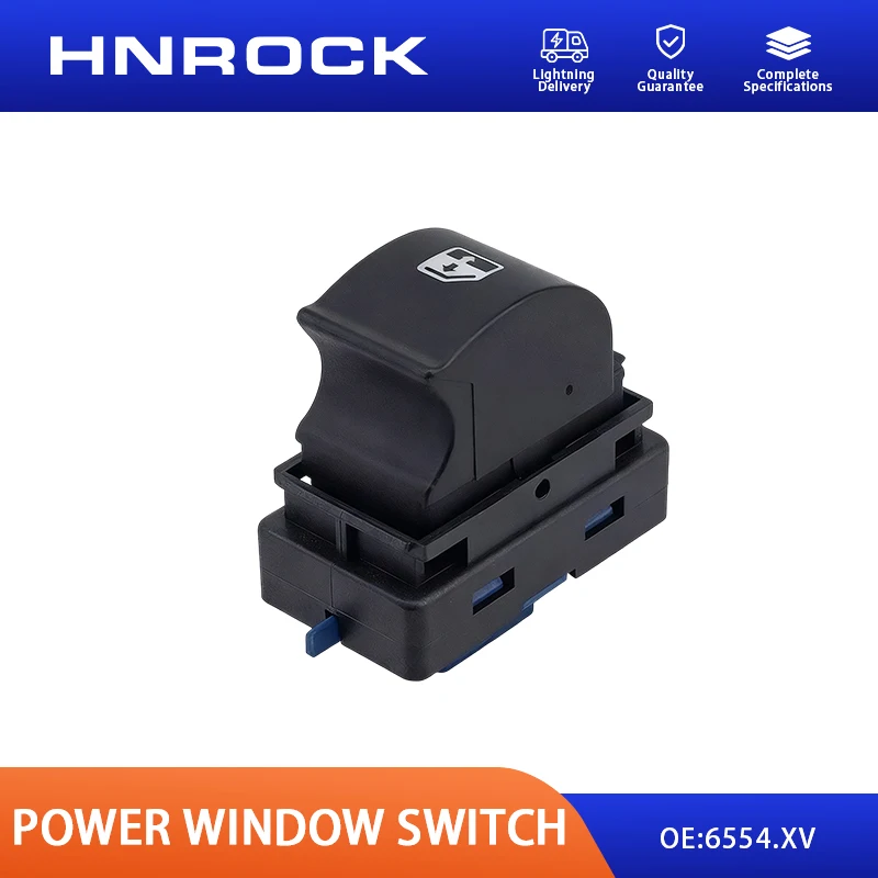 NEW HNROCK 6554.XV Electric Window Switch Suitable for Peugeot Car Accessories Glass Window Regulator Switch