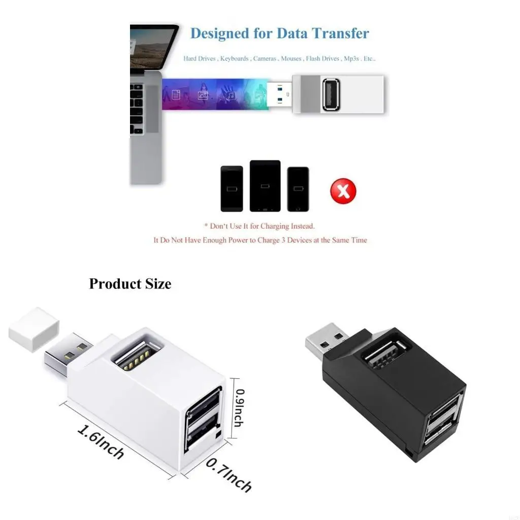 

462e USB2.0 Aendender Car Splitter несколько портов USB Hubs 2.0 Адаптер для офиса для ноутбука
