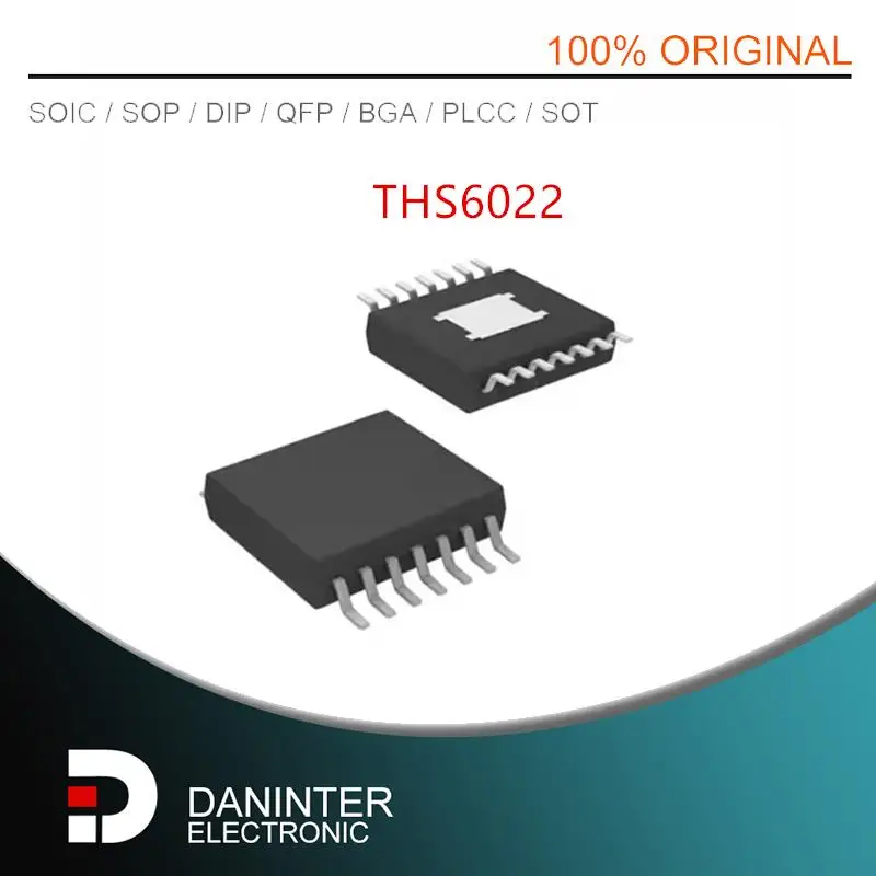 NEW 100%  THS6022 THS6022I HS6022I  THS6022IPWPR HS60221  HTSSOP14 10PCS/LOT