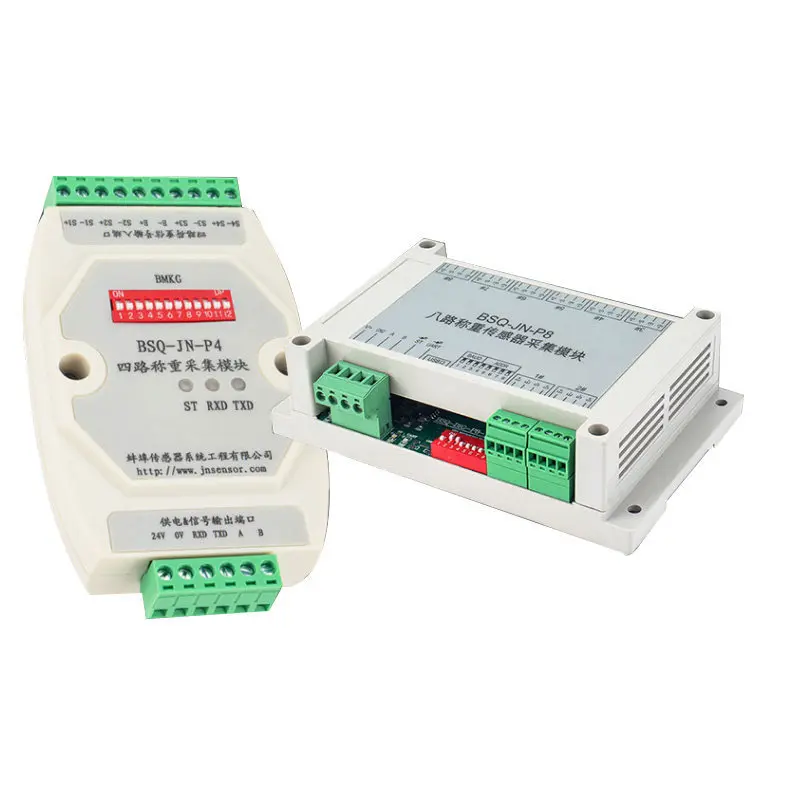 Professional weighing tension sensor with 4-channel digital transmitter, BSQ-JN-P4 four channel RS485 conversion