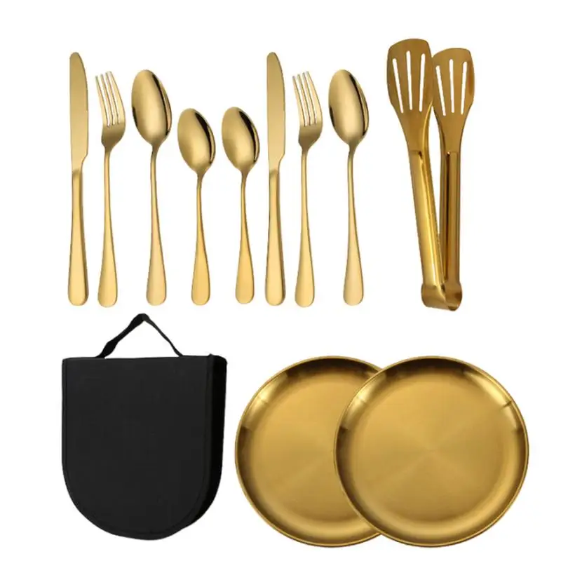 

Cutlery Set With Organizer Elegant Fork And Spoon Utensil Set Gold Utensils Fork And Spoon Gold Cutlery Mirror Polished