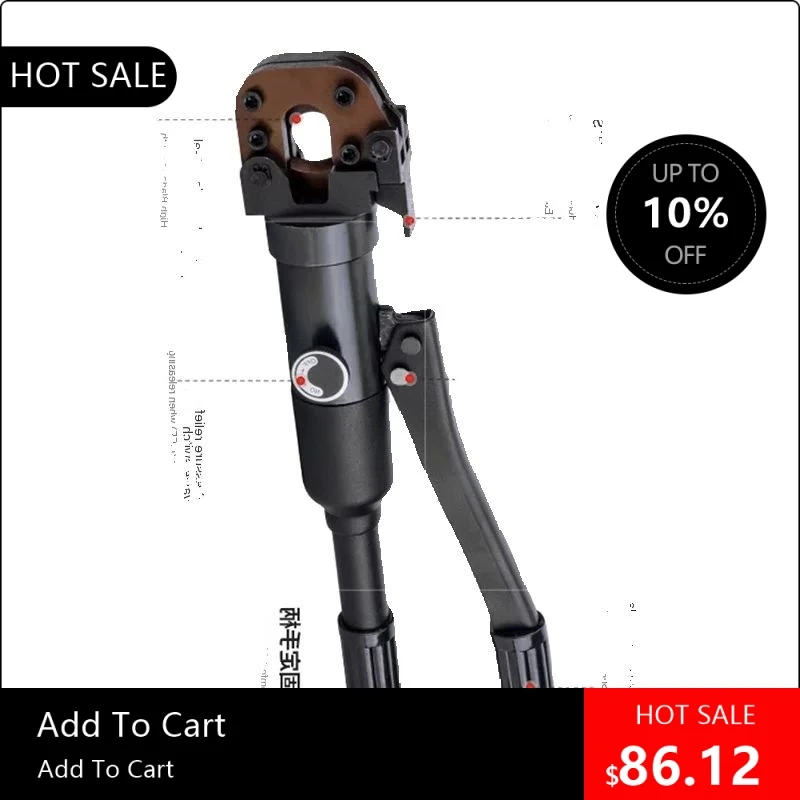08170 Useful Portable Manual Cable Cutter , Liquid Filled For Cutting Steel Wires And Wire Ropes Up To 20mm