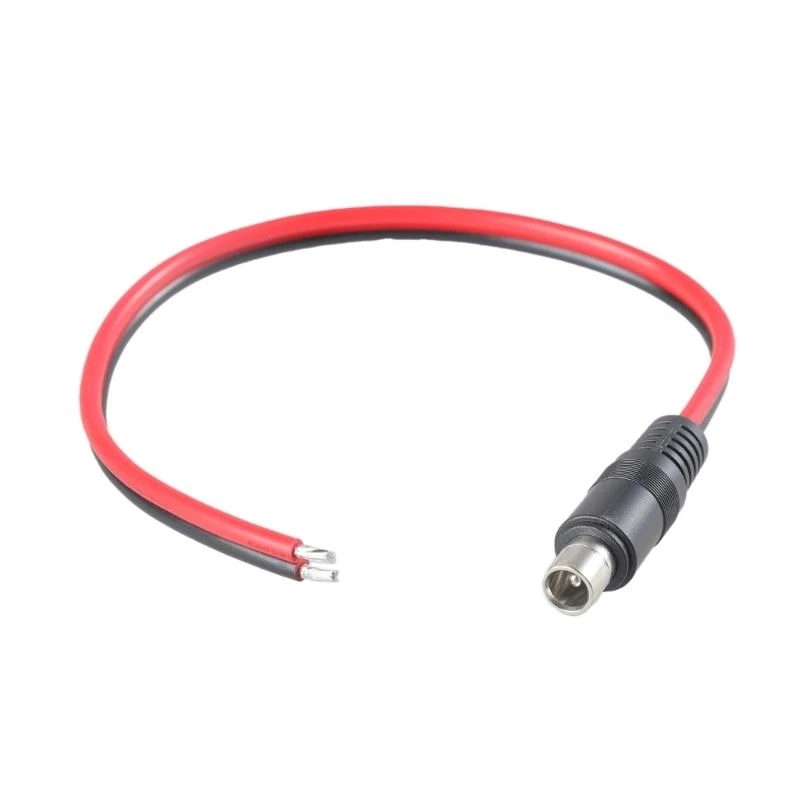 Q39D DC8020 Power Cable Female/Male to Bare Wire Open End Adapter Cord 14AWG for Solar Panel Outdoor Power Supply 30cm Long