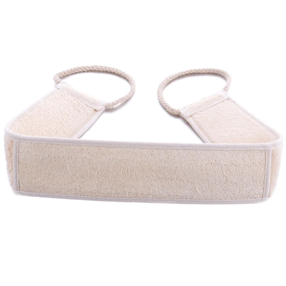 

Natural Exfoliating Loofah Back Scrubber Toewl Wash Scrubber Massage Shower Bath Towel Rub Back Belt Body Health Cleaning Strap