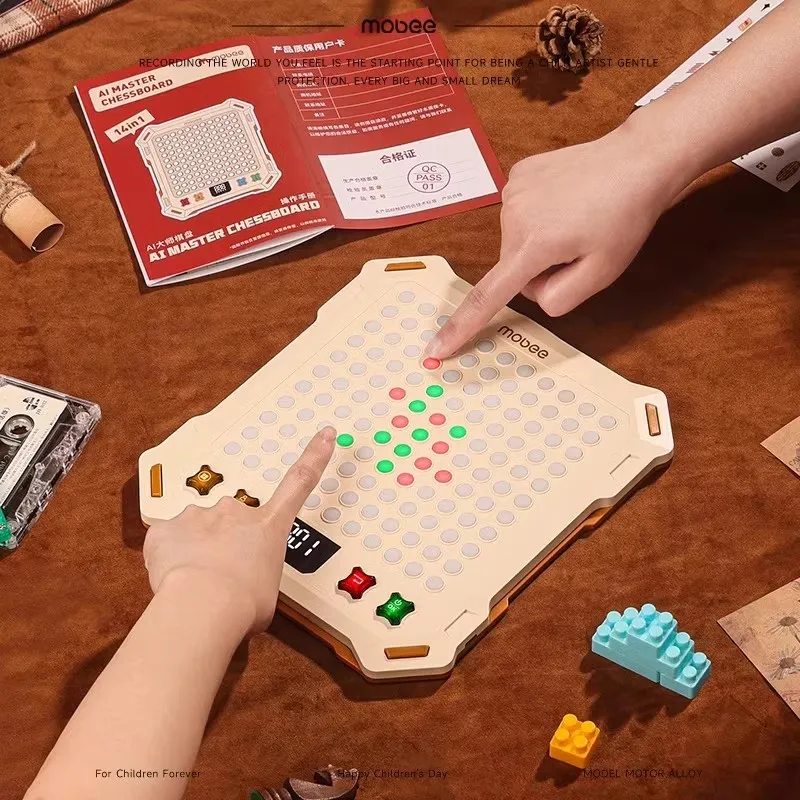 MOBEE AI Master النسخة الإلكترونية الذكية رقعة الشطرنج Gobang Fun لعبة متعددة لعبة ذكية هدية للأطفال