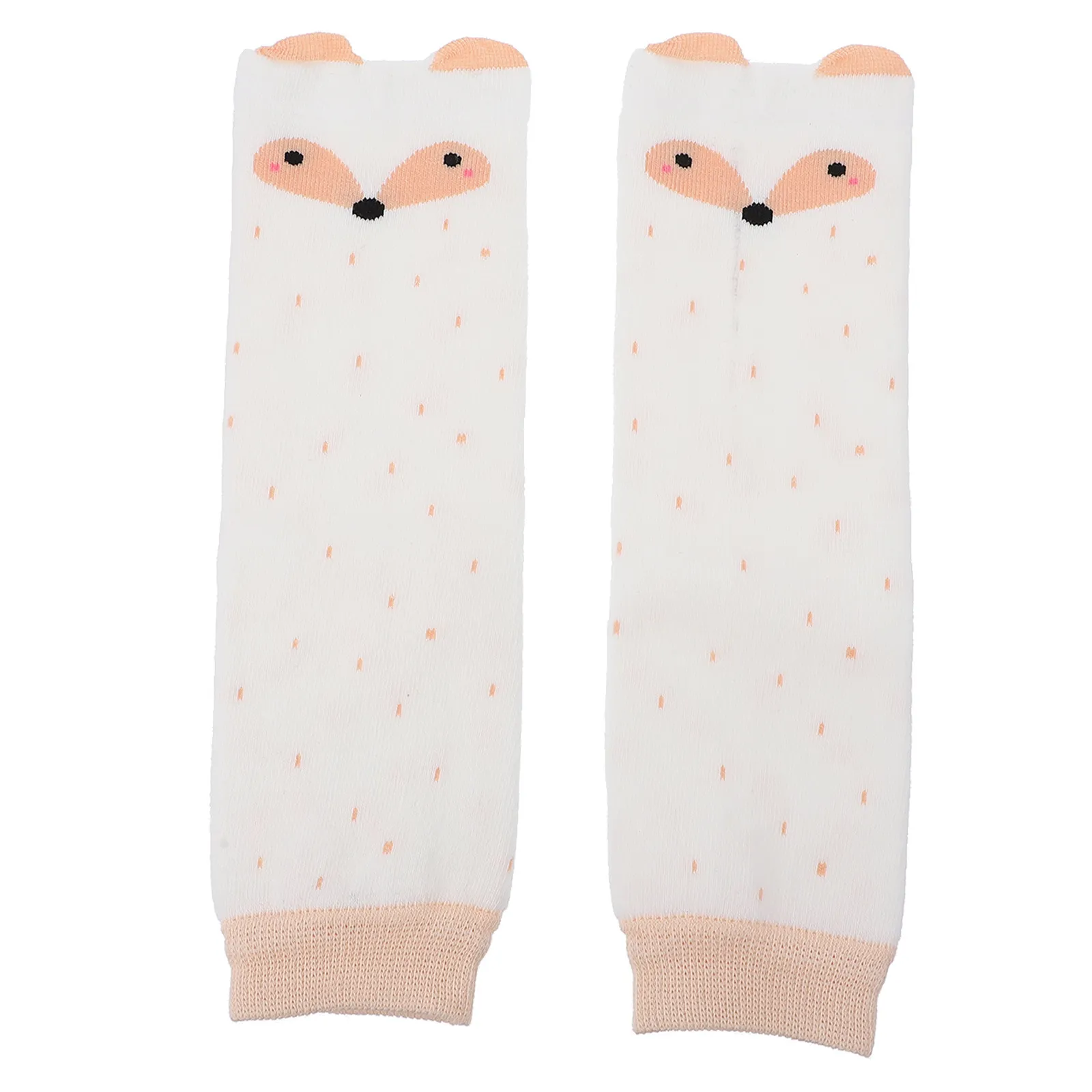 Baby Leg Warmers Set Long Winter Warm Thick Soft Cotton Knee Pad Protector for Crawling Toddlers Elastic Comfortable
