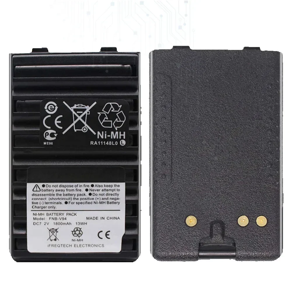 Battery Fnb-V94 Fnb-83 Fnb-V57 1800Mah For Yaesu Vertex Vx210 Vx400 Vx170 Ft-60 Bateira