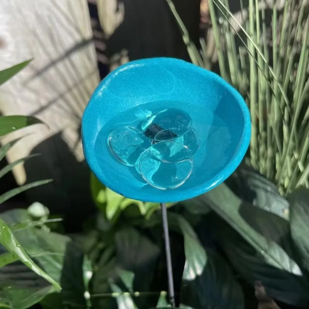 Butterfly Mixer Bee Drinking Water Station Flower Hummingbird Bird Food Feeder Drinker Garden Supplies Drinking Water Cup