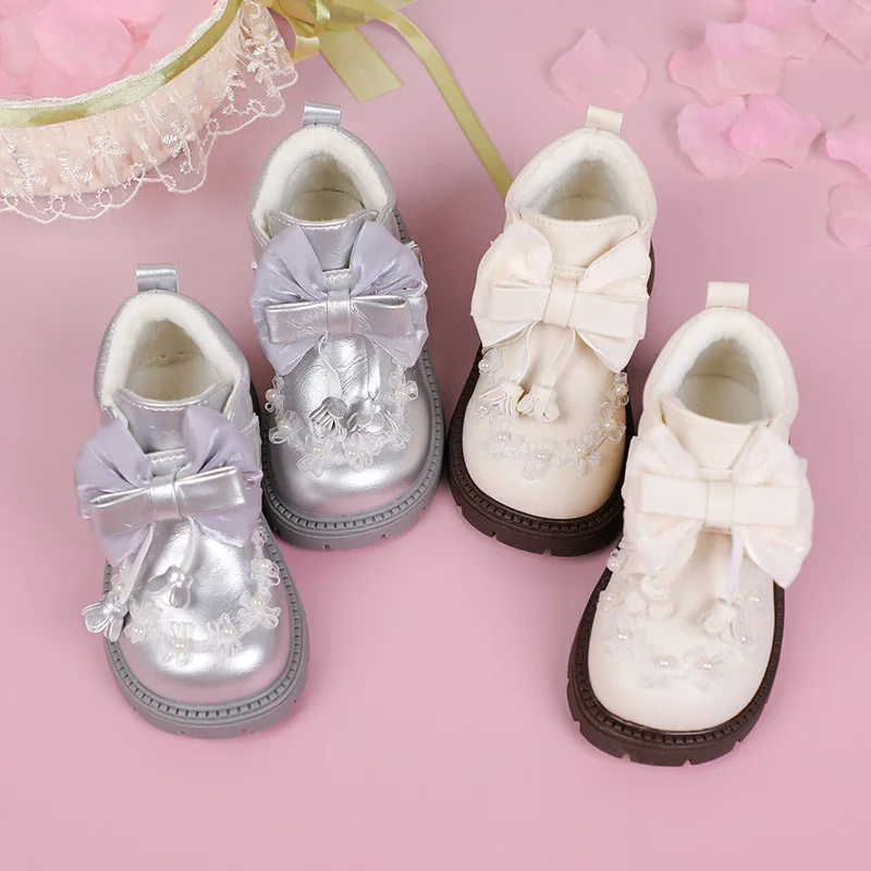 

Модная обувь для девочек, осень 2024, новые детские зимние ботинки, удобные нескользящие ботильоны для девочек, простые универсальные детские ботинки Zapatos