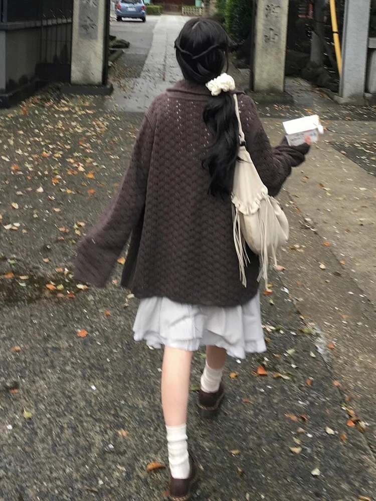 เสื้อสเวตเตอร์ Nibber Basics สำหรับผู้หญิง สไตล์ลำลอง แขนยาว ติดกระดุม มีกระเป๋า ยืดหยุ่น สวมใส่ได้ทุกวัน คลาสสิก เรียบง่าย เทรนด์ฤดูใบไม้ร่วง เสื้อคลุมคาร์ดิแกน