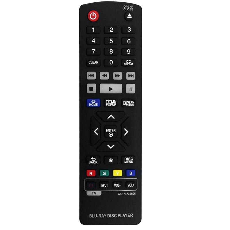 Replace AKB73735806 Remote For  Blu-Ray Player UBK90 BP330 BP430 BP430N BP530 BP540 BPM54 BP735 BP735B BP550 BP630