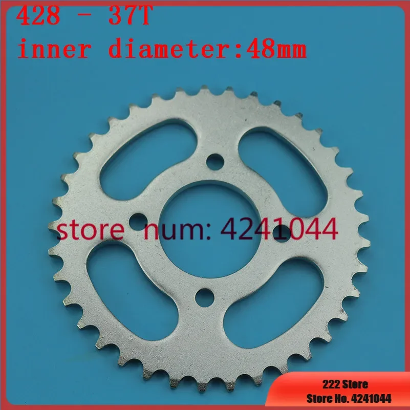 Gear wheel plate 420 428 37T tooth 48mm rear chain sprocket for 90CC-160cc ATV quad Stomp pit dirt bike