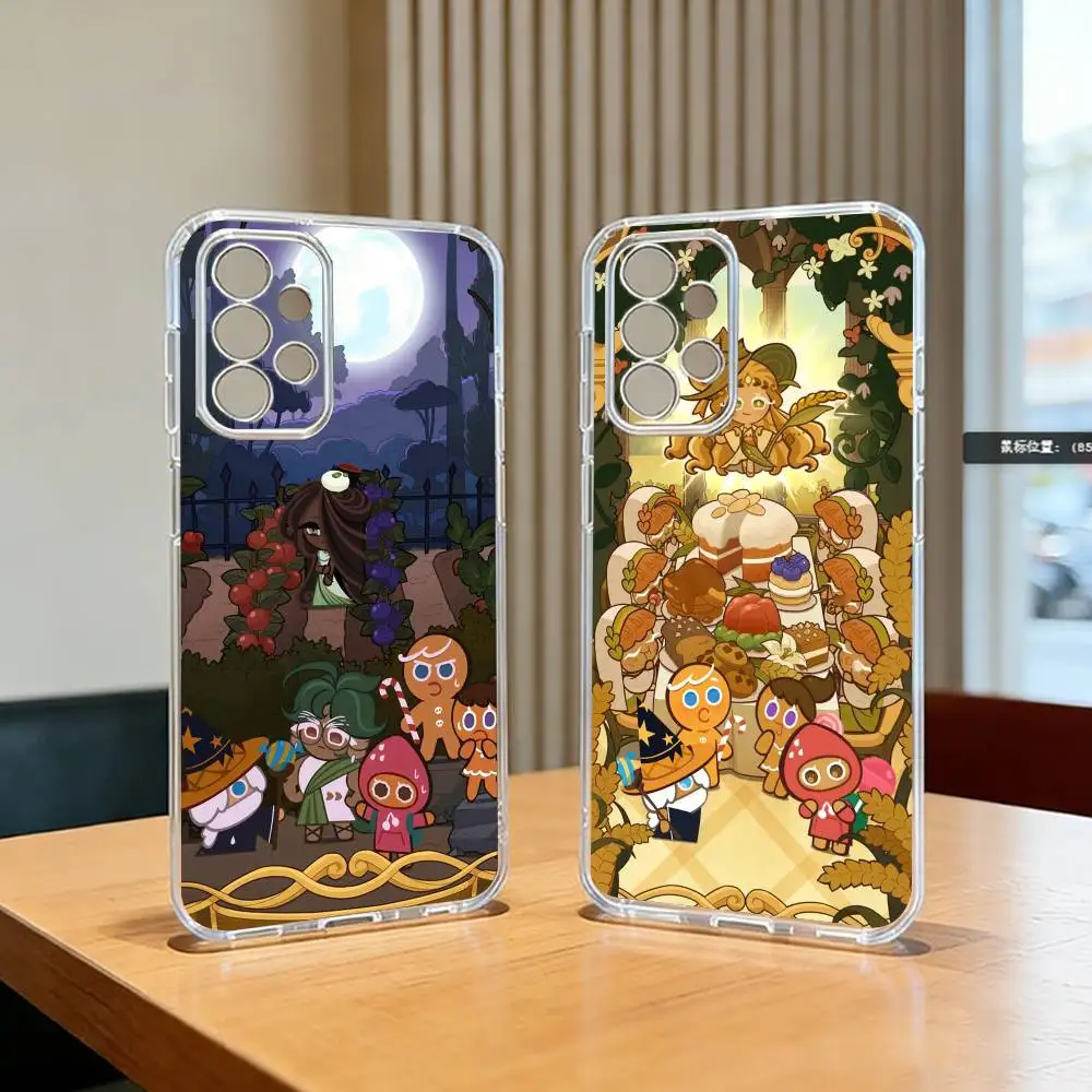 Cookie Run-n KingdomS Phone Case For Samsung S25,S24,S21,S22,S23,S30,Ultra,S20,Plus,Fe Transparent Cover