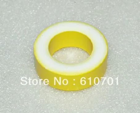 20pcs 13x7x5mm Iron Core Power Inductor Ferrite Rings Toroid Color Yellow White Filter Electronic Circuit Appliance Phone TV
