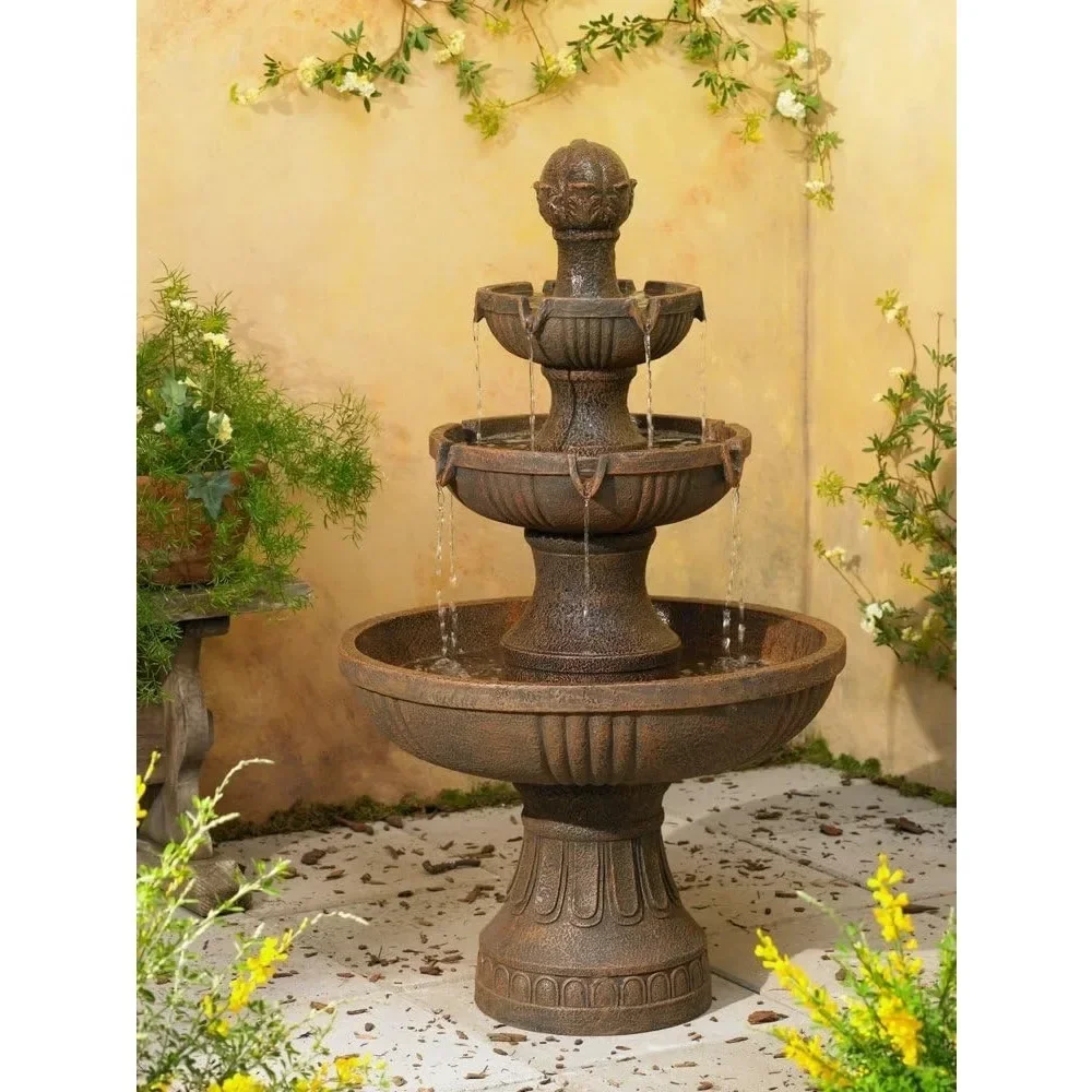 Italian Outdoor Floor Bubbler Fountain and Waterfalls 43