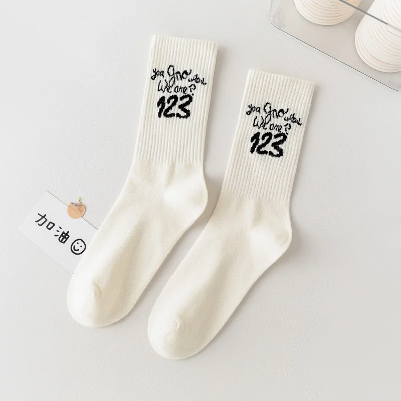 RRR123 small fashion brand American FOG High street socks ins men\'s and women\'s fashion trend all sports socks