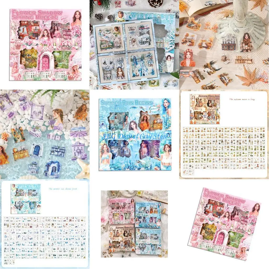 

U75B Seasonal Themed Adhesive Sticker For Childrens Craft Diaries Scrapbooks