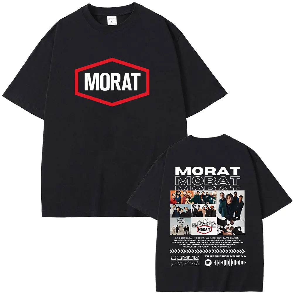 

Singer Morat Band T-shirt Mi Vida Entera T Shirts Men Women Casual Oversized Short Sleeve T-shirts Men's Fashion Vintage Tshirt