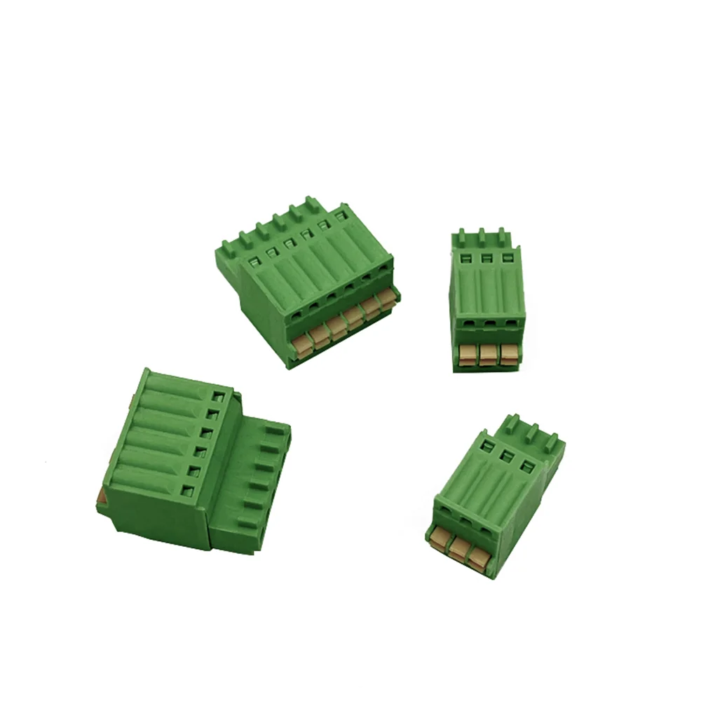 2Sets 15EDGKDP-2.5mm Small Spacing Spring Docking Plug-In Male Female Wiring Terminals Screw Free Welding Free 2EDGKD 2P-16P
