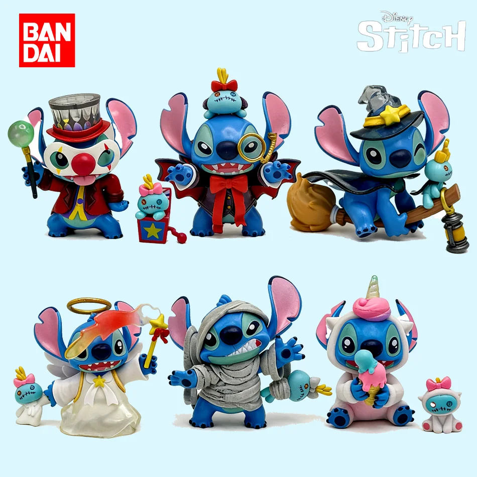 Stitch Weird Diary Series Anime Figuren Creatieve Schattige Pop Standbeeld Model Mysterie blinde doos Speelgoed Kinderen Halloween geschenken
