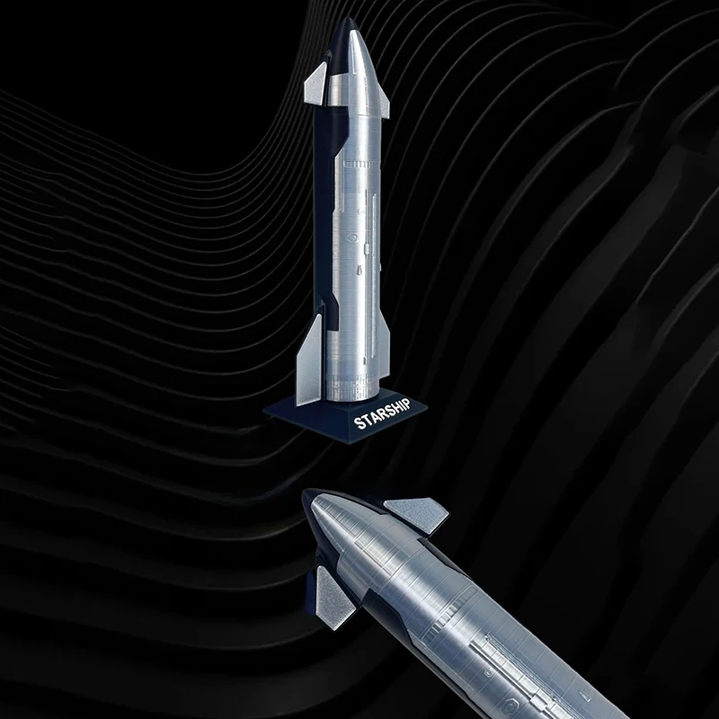 Premium Starship Model Space X Starship Model Space Vehicle Desk Decoration Collectible Model Toys Kids Gifts