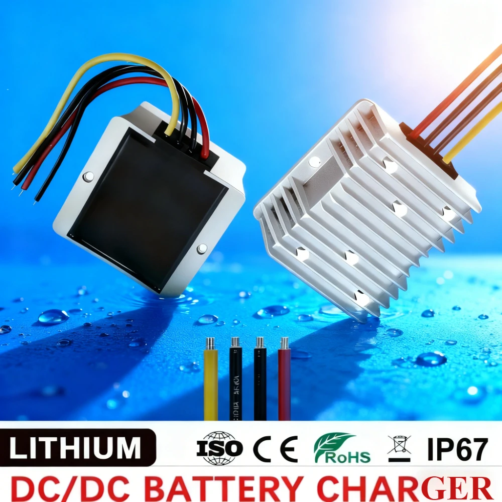 DC Charger BOOST BUCK 8-36V to 14.5V 12.6V 13.8V 16.8V 10A 5A 8A for 12V Lithium Battery Dual-battery System CE
