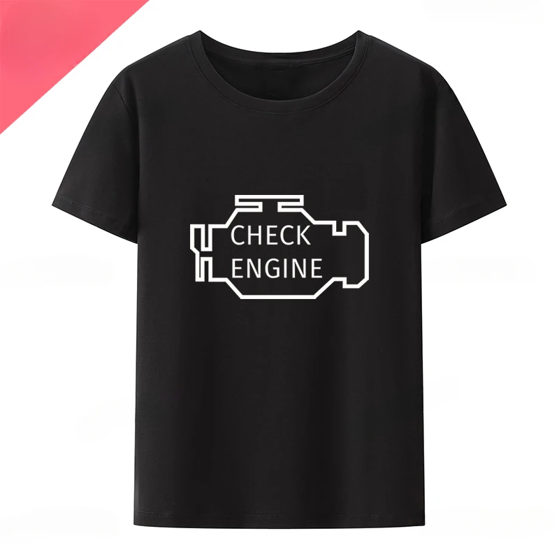 rennfarer Petrol Head Fun Car Liebe Racing Driver Car Print T-shirt Casual Comfort Short sleeve top Check Engine T-shirt