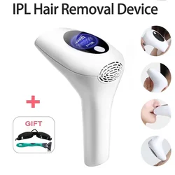 Professional  Women Laser Hair Removal IPL Epilator Female Pulsed Light Electric Depilatory Device For Facial Body Bikini