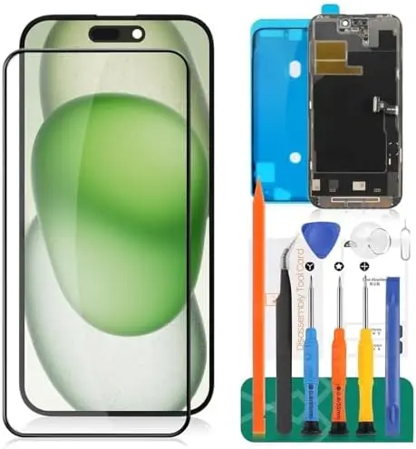 tft-lcd-display-for-iphone-14-pro-a2890-a2650-a2889-a2892-touch-screen-repair-kit-black