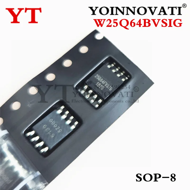 50PCS 25Q64BVSIG W25Q64 W25Q64BVSIG SOP8