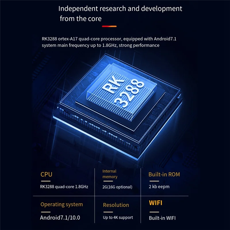 وحدة التحكم الصناعية بمنفذ الشبكة المزدوجة RK3288/3568 اللوحة الأم التي تعمل بنظام أندرويد اللوحي 3588 نظام Linux3399 Module-Y41A