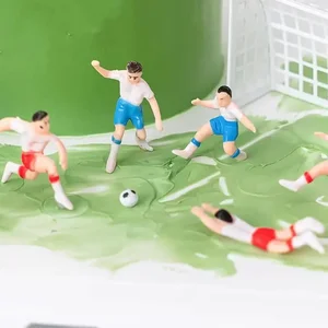 Fußball- und Fußball -Top -Kuchen, Geburtstagskind, Babyparty, Happy Birthday Party Decor, Sports Supplies, Accessoire Cake 6 Hauptverkaufs -Top -Fußballball - №1