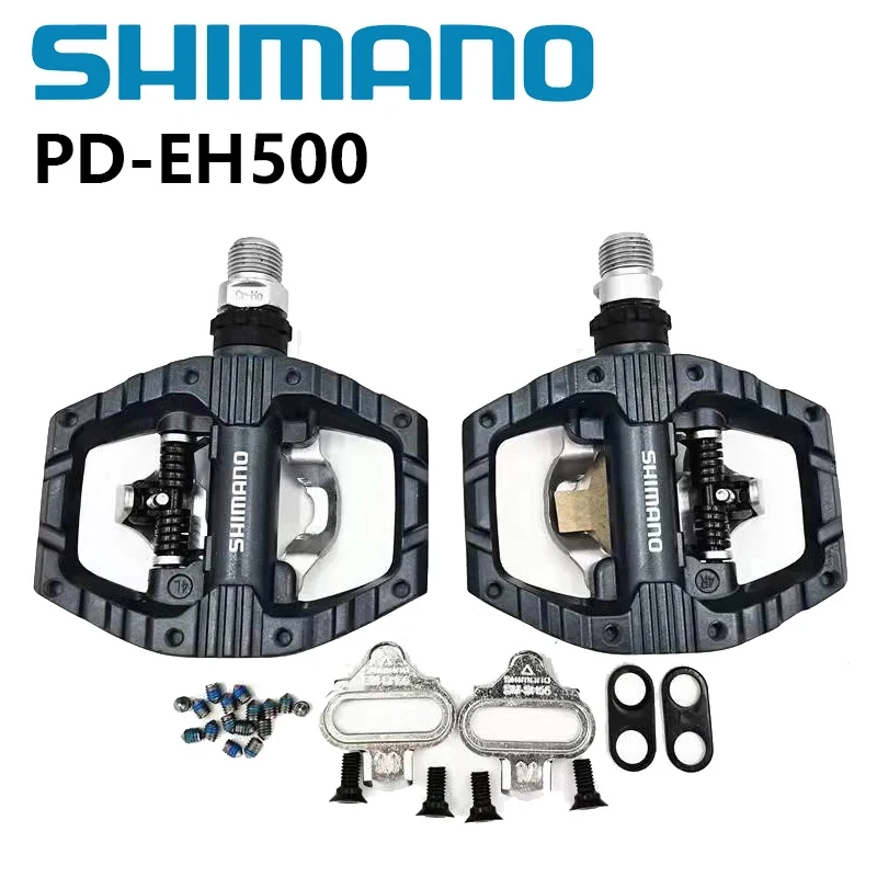 SHIMANO PD-EH500 Bicycle Pedal Light Action SPD Pedals With Cleat SM-SH56 Original Shimano Bicycle Accessories