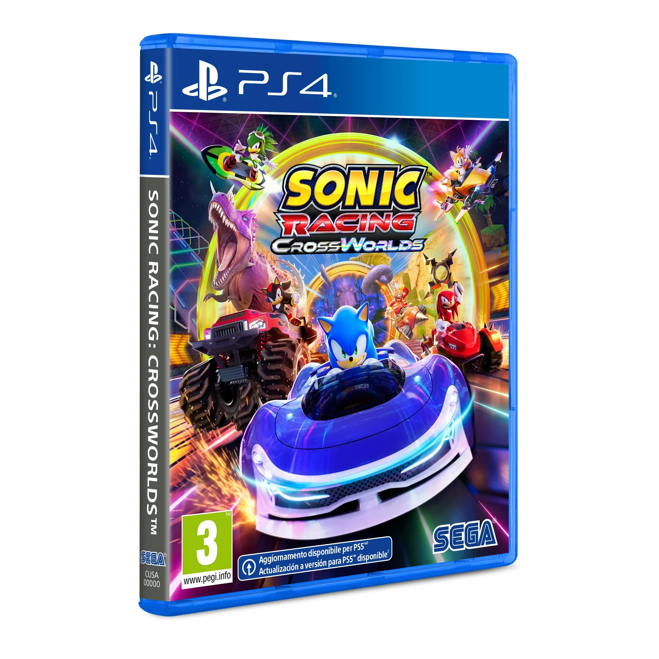 sonic racing crossworlds - ps4 - nuevo precintado - pal espana - plaion
