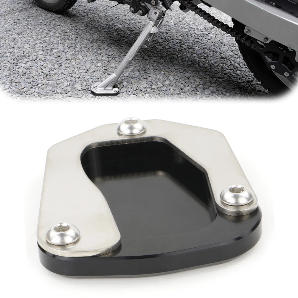 Motorcycle Kickstand Side Foot Stand Enlarger Extension Enlarger Plate DR650 DR650SE 1996-2025 DR 650 DR 650SE For Suzuki