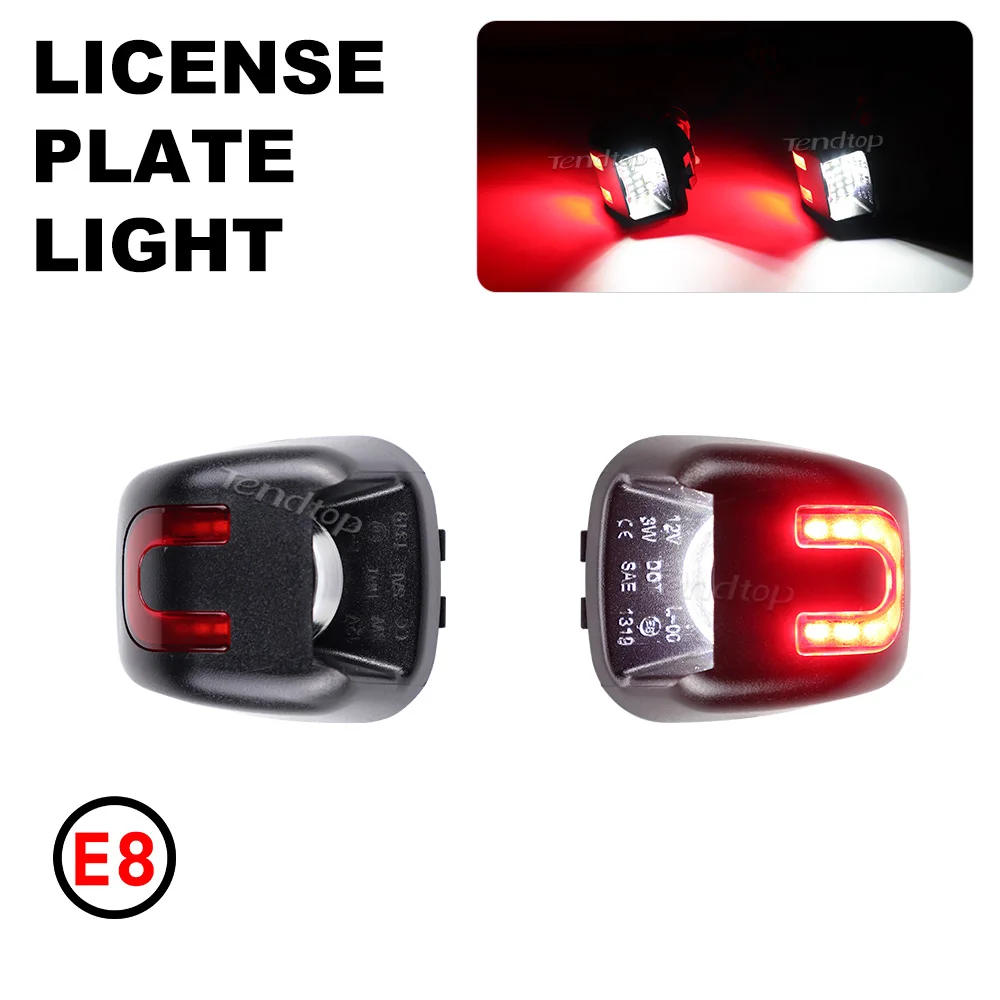 No Error White Red/Blue LED License Number Plate Lights Lamp For Nissan Titan Frontier Armada Titan Xterra Suzuki Equator