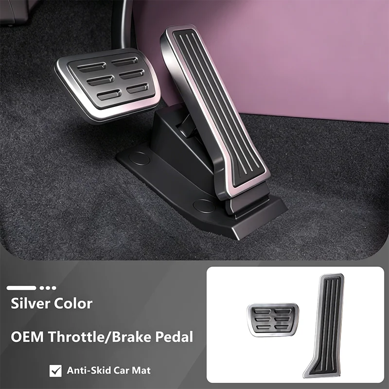 For Xpeng GX 2026 2027 Accelerator And Brake Pedal Cover Metal Anti Slip And Wear-resistant Special Modification Interior