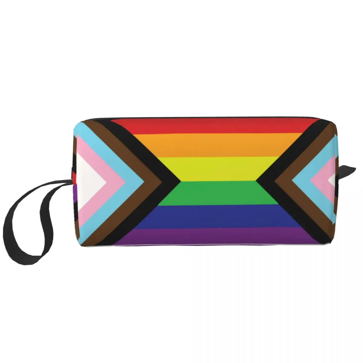 Custom Gay Pride Rainbow Flag LGBTQ Travel Toiletry Bag Women LGBT Lesbian Bisexual Makeup Cosmetic Bag Beauty Storage Dopp Kit