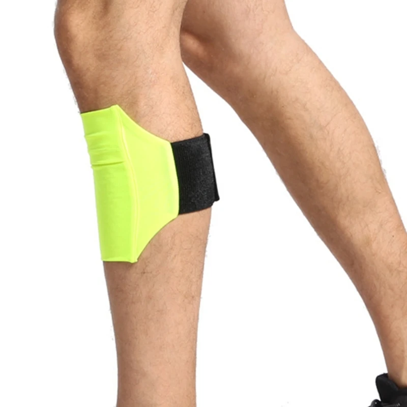 Running Leg Phone Holder for Gym Training and Cycling, Adjustable Calf Wrap Sports Bag with Polyester Body for Small Item 69HD