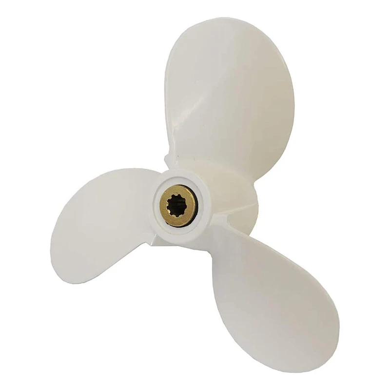 6E0-45941-01-EL Boat Engine Propeller 7 1/2 x 8 - for 4-6Hp,Propeller for Hidea Parsun