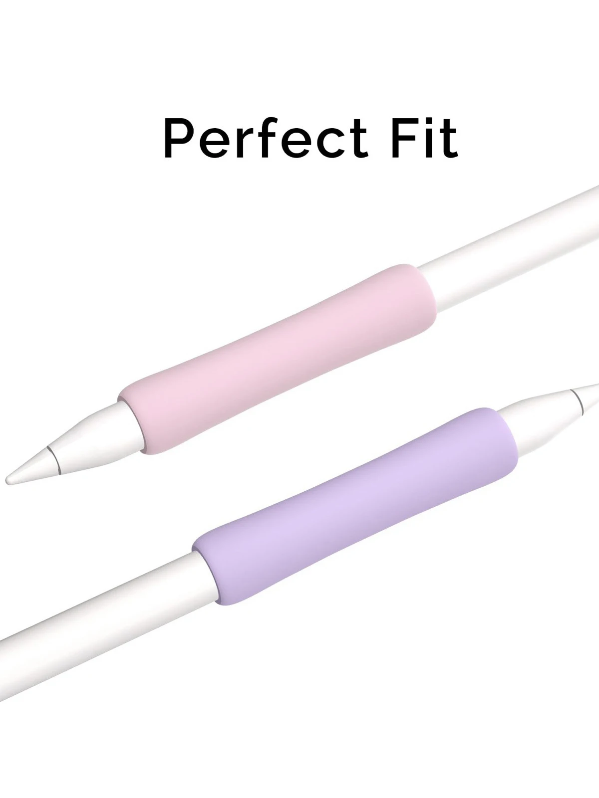Suitable for Apple Pencil Touch-Sensitive Silicone Protective Pen Sleeve and Grip, Solid Color, Durable, Ergonomic Design, Suitable for Writing and Precise Control. view 2