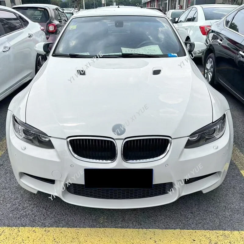 For BMW 3 Series E90 M3 E92 E93 Per Lci 2005 - 2008 Car Headlight Eyebrows Lamp Eyelids 2pcs Eye Lids Cover Trim Eyelids Sticker