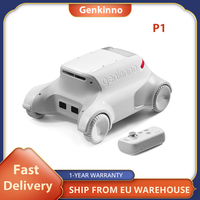 Genkinno P1 Cordless Robotic Pool Vacuum Cleaner, 100W Motor 9000mAh Battery Smart Navigation, 2.4L Water Tank, Remote Control