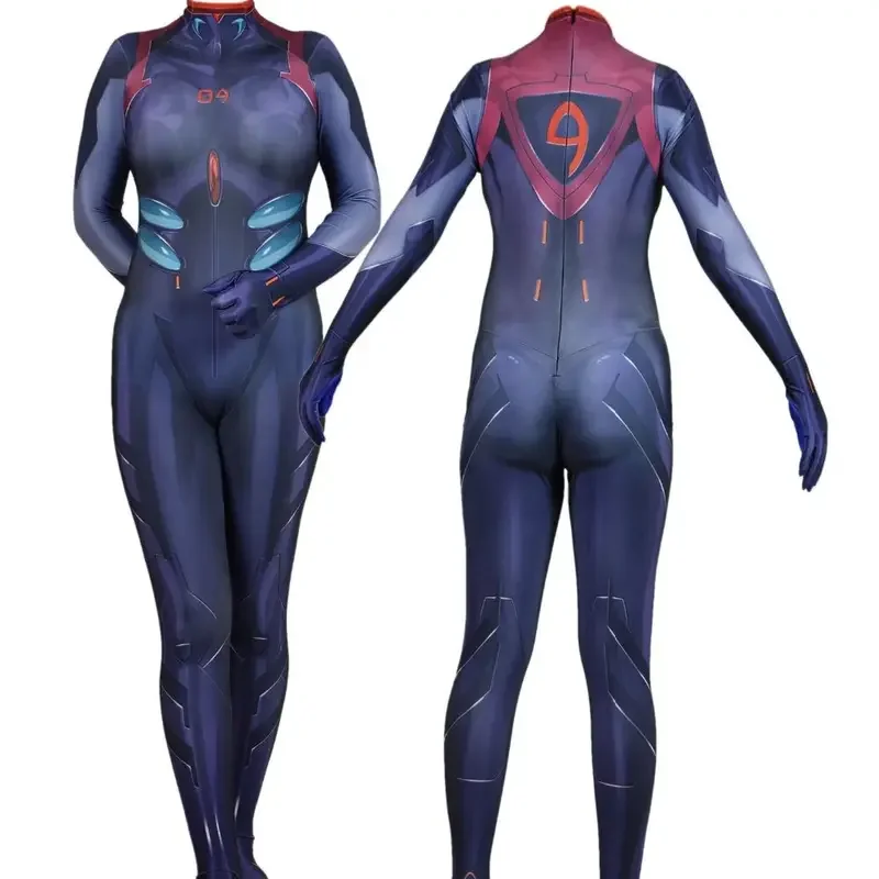 ชุดคอสเพลย์อนิเมะ Ikari shinji jumpsuit เด็กผู้ชายชุดฮาโลวีน zentai ผู้ใหญ่เด็ก